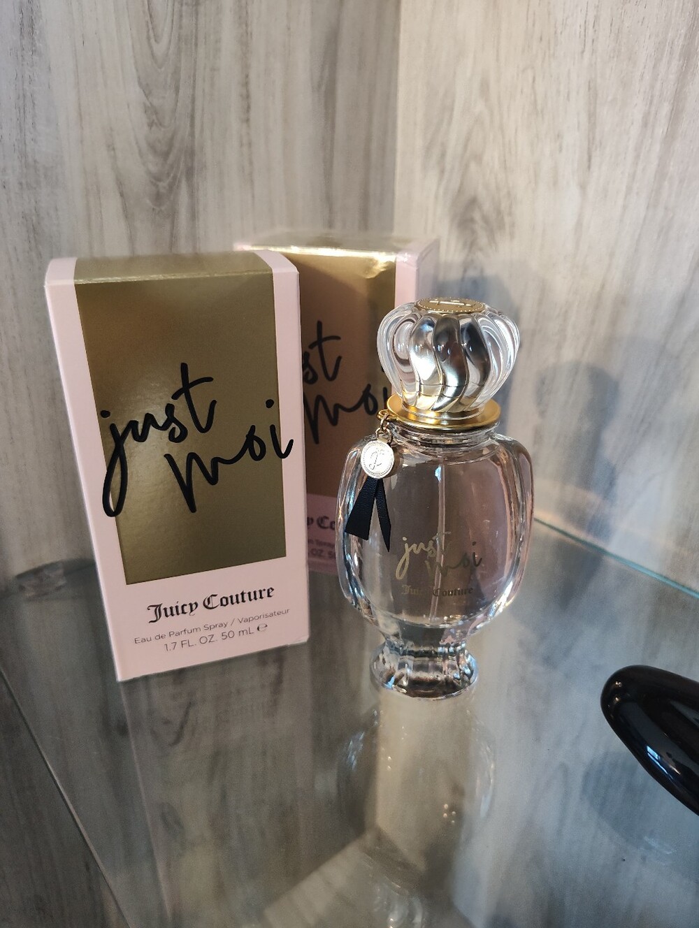 Juicy Couture Just Moi Eau De Parfum Spray, Box in Pale Pink with Gold 50 ML